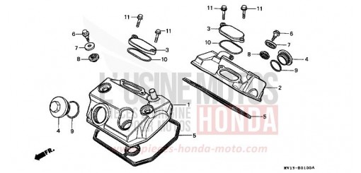 CYLINDER HEAD COVER XRV750N de 1992